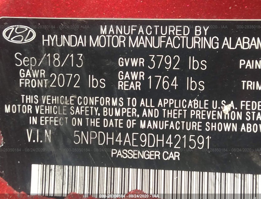 5NPDH4AE9DH421591