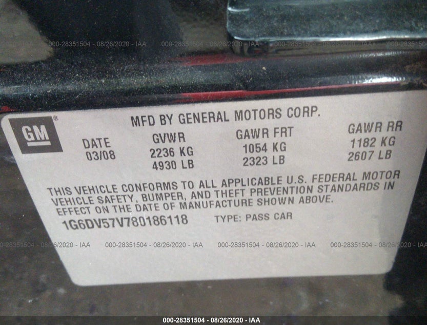 1G6DV57V780186118