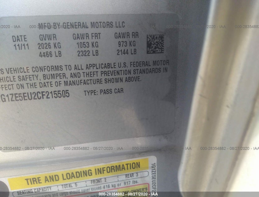 1G1ZE5EU2CF215505
