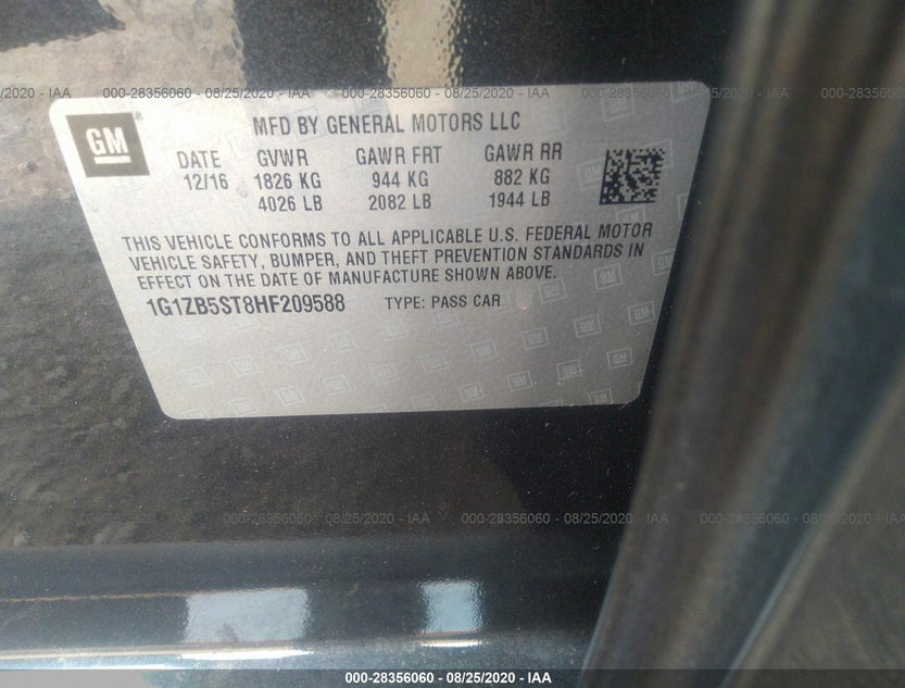 1G1ZB5ST8HF209588