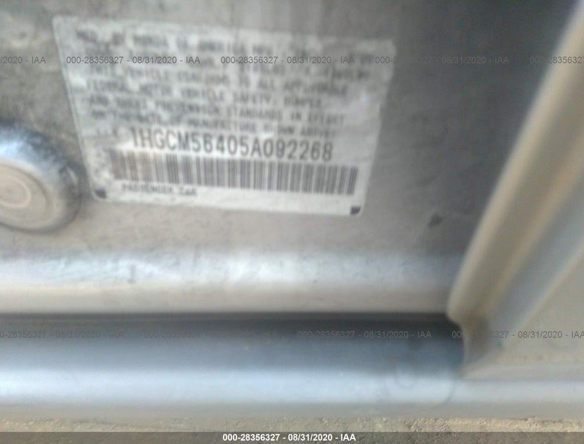 1HGCM56405A092268