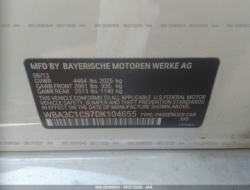 WBA3C1C57DK104655