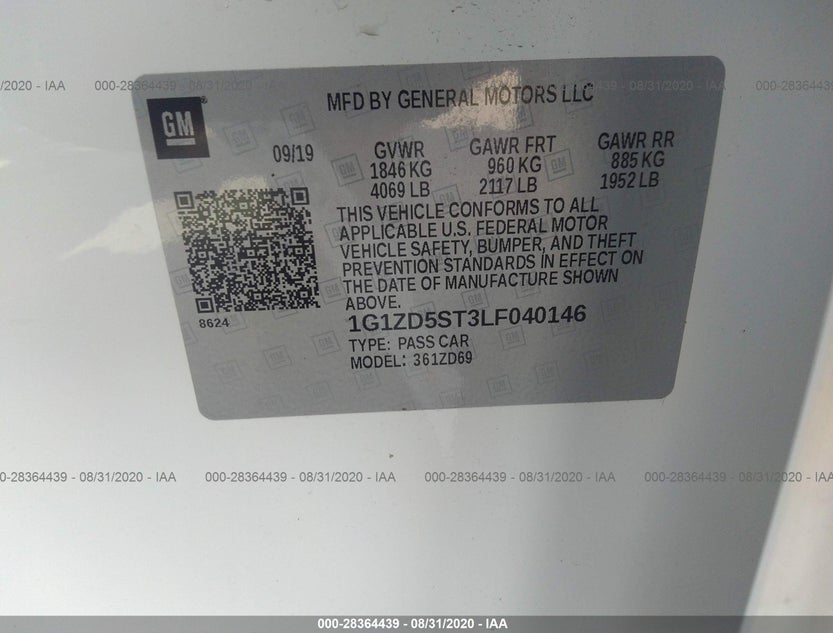 1G1ZD5ST3LF040146