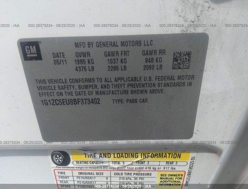1G1ZC5EU8BF373402