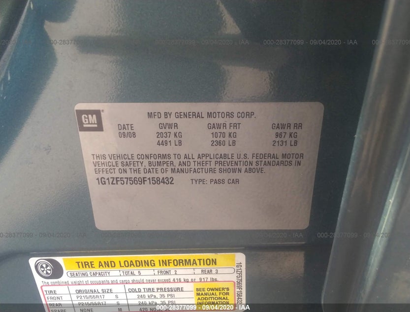 1G1ZF57569F158432