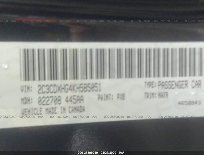 2C3CDXHG4KH585051