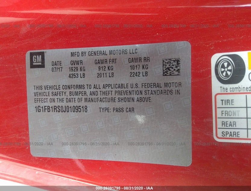 1G1FB1RS0J0109518