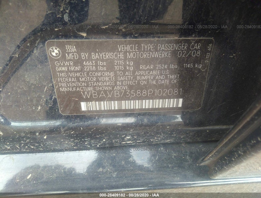 WBAVB73588P102081
