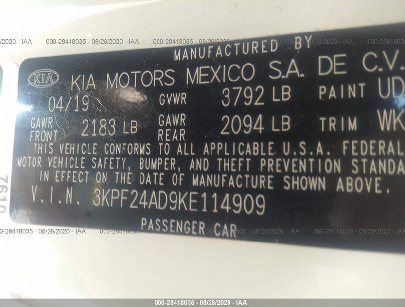 3KPF24AD9KE114909