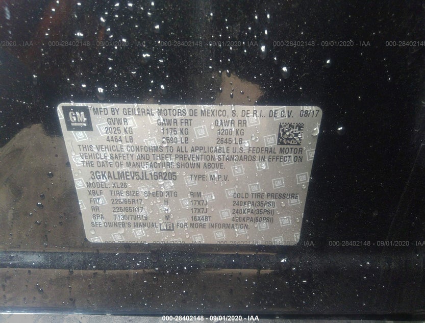 3GKALMEV5JL158205