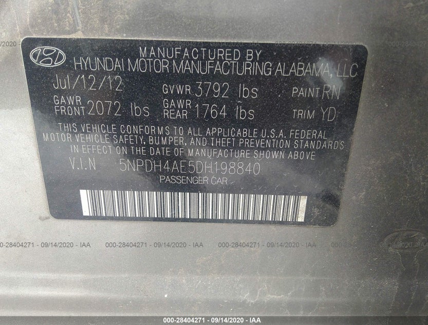 5NPDH4AE5DH198840
