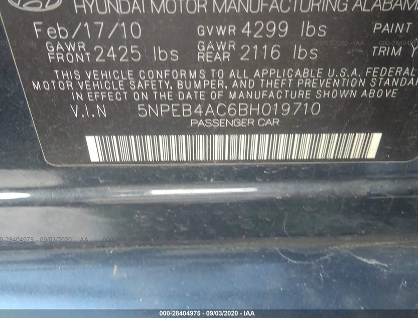 5NPEB4AC6BH019710