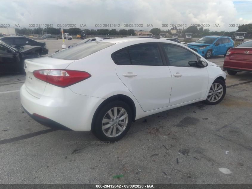 2014 Kia Forte Lx VIN: KNAFX4A62E5188544 Lot: 28412642