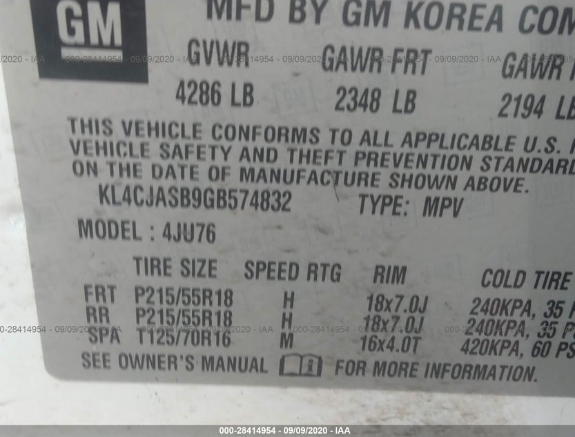 KL4CJASB9GB574832