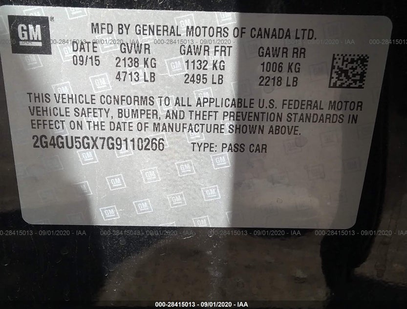 2G4GU5GX7G9110266