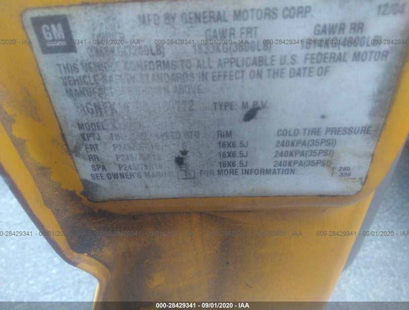 1GNFK16Z75J189772