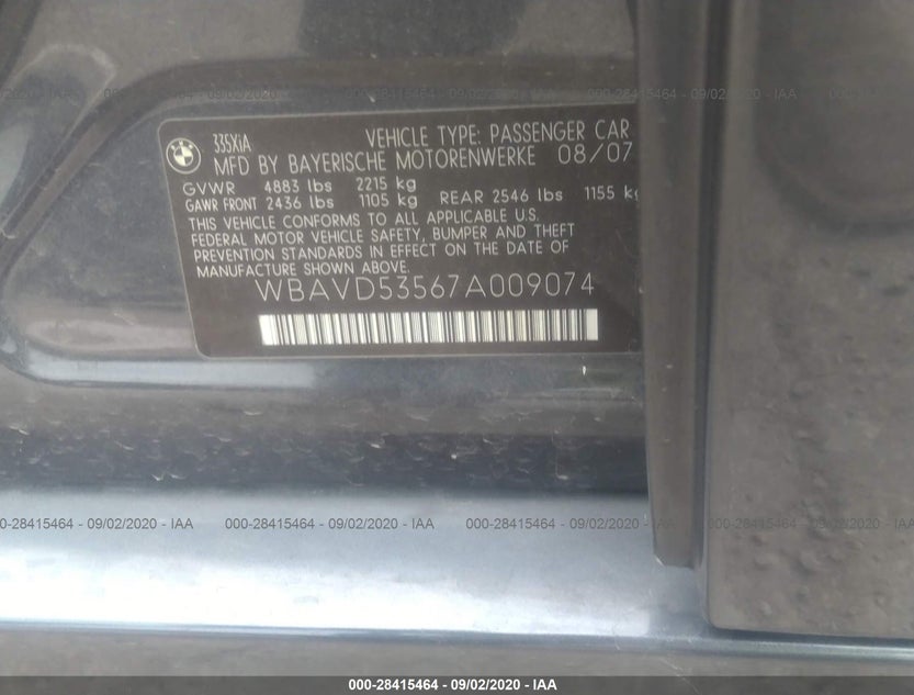 WBAVD53567A009074