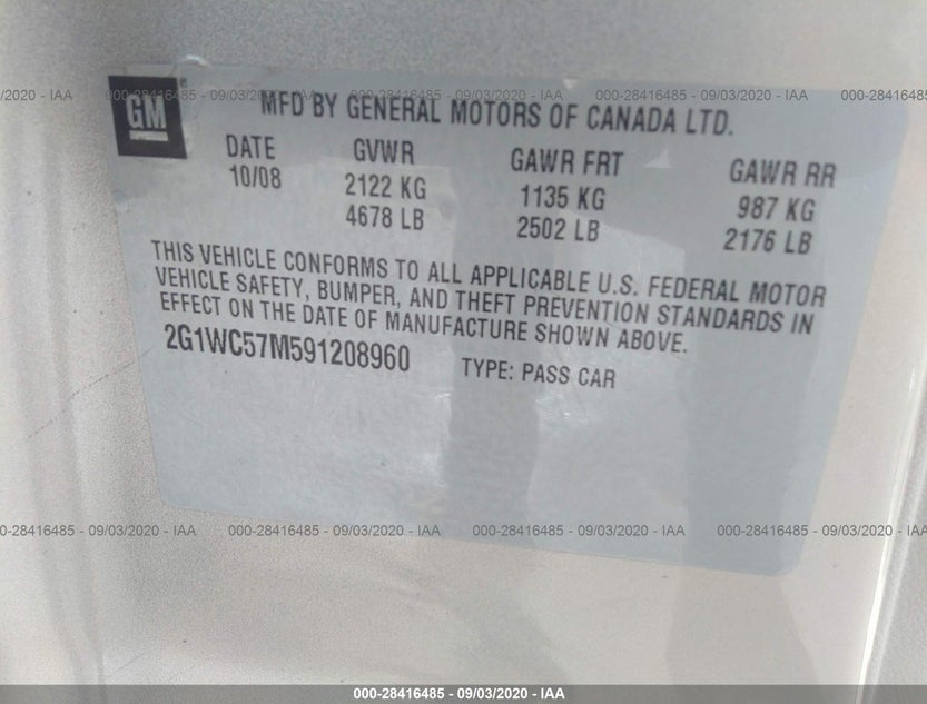2G1WC57M591208960