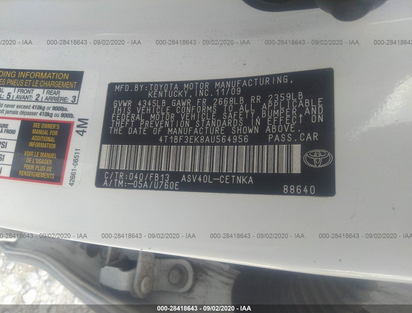 4T1BF3EK8AU564956