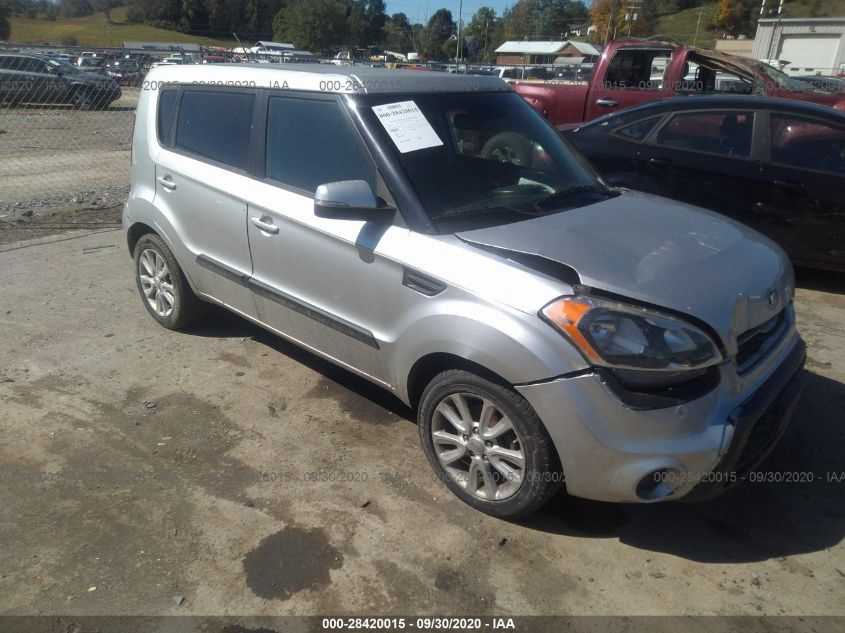 2013 Kia Soul + VIN: KNDJT2A60D7640152 Lot: 28420015