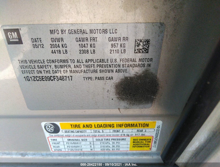 1G1ZC5E09CF348717
