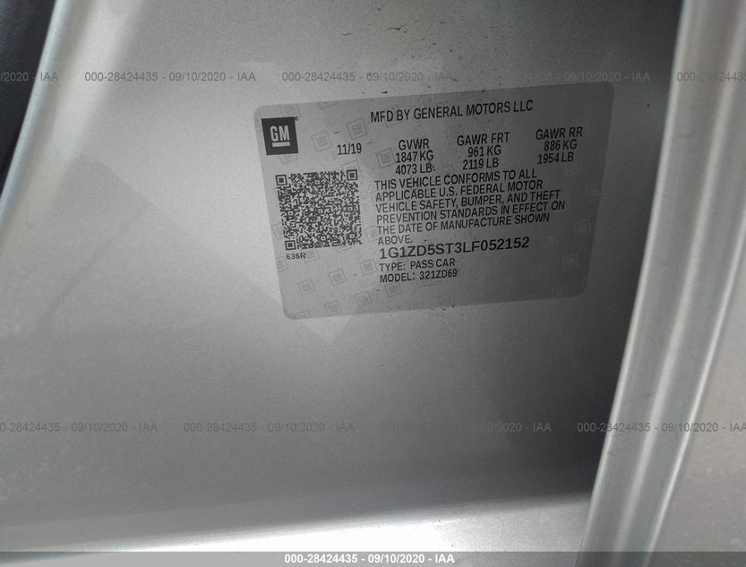 1G1ZD5ST3LF052152