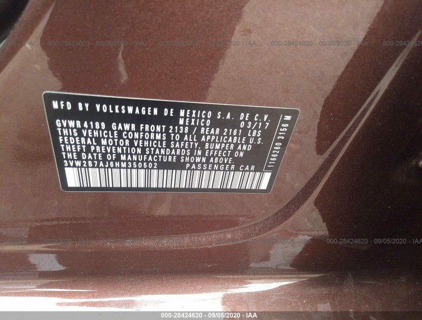 3VW2B7AJ6HM350502