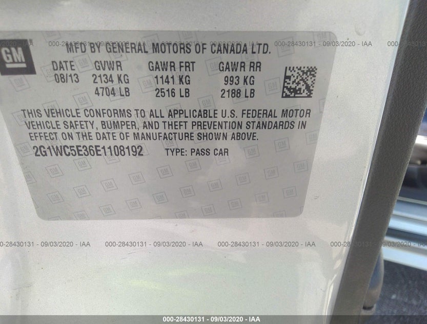 2G1WC5E36E1108192