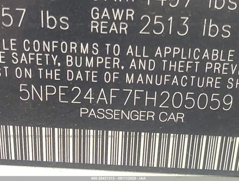 5NPE24AF7FH205059