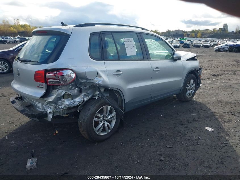 2017 Volkswagen Tiguan 2.0T/2.0T S VIN: WVGBV7AX6HK026676 Lot: 28435807