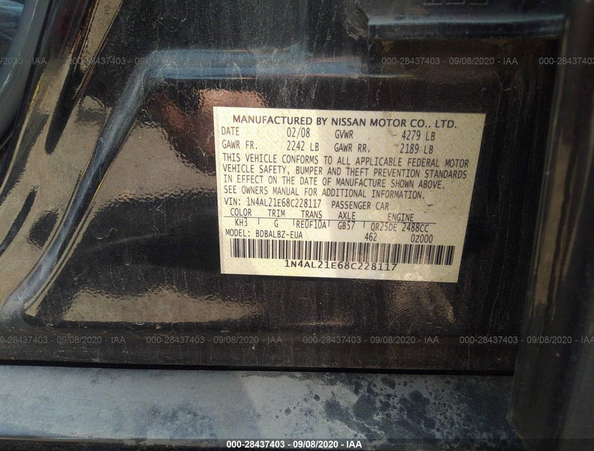 1N4AL21E68C228117