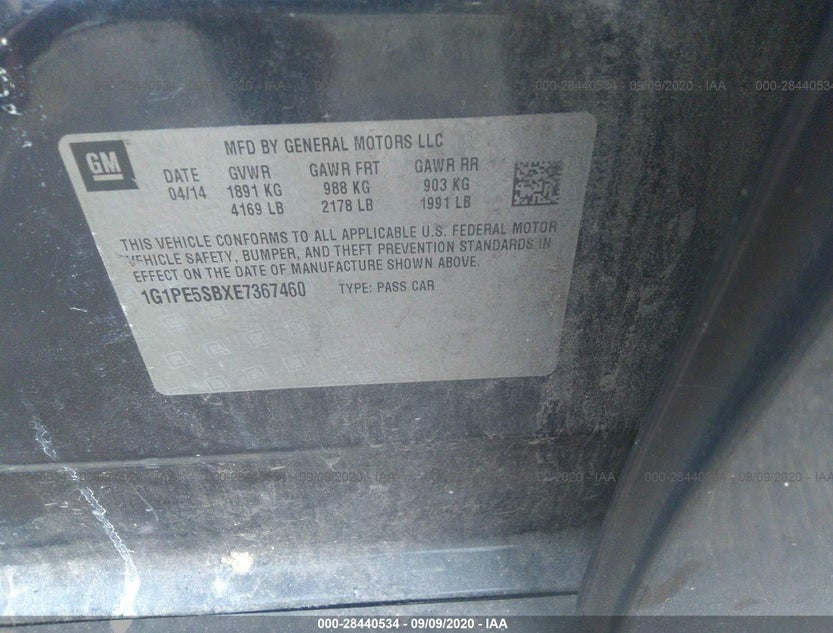 1G1PE5SBXE7367460