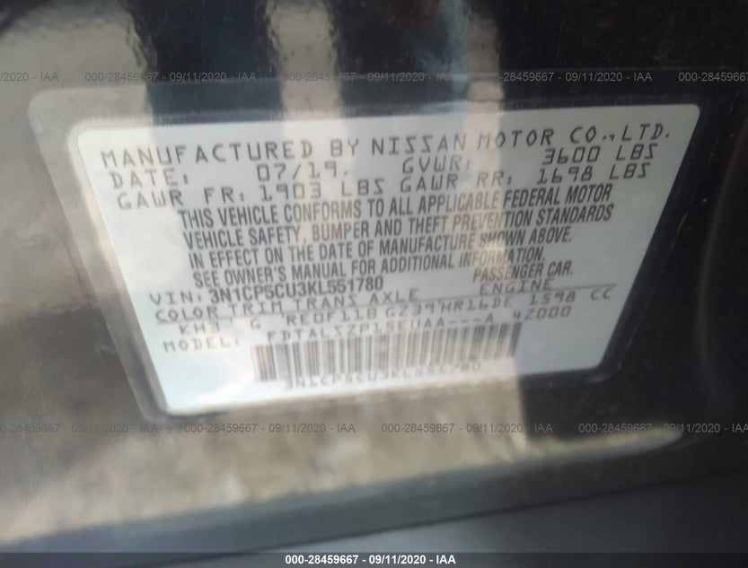 3N1CP5CU3KL551780