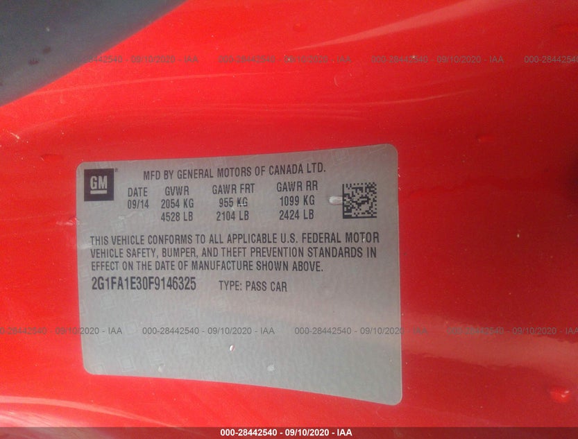 2G1FA1E30F9146325