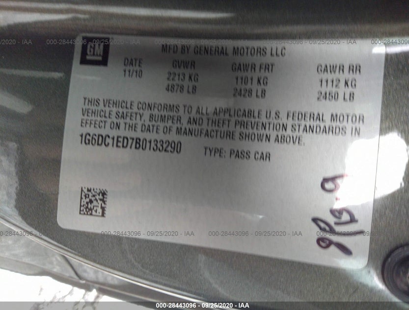 1G6DC1ED7B0133290