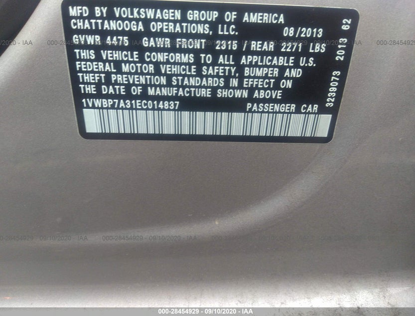 1VWBP7A31EC014837