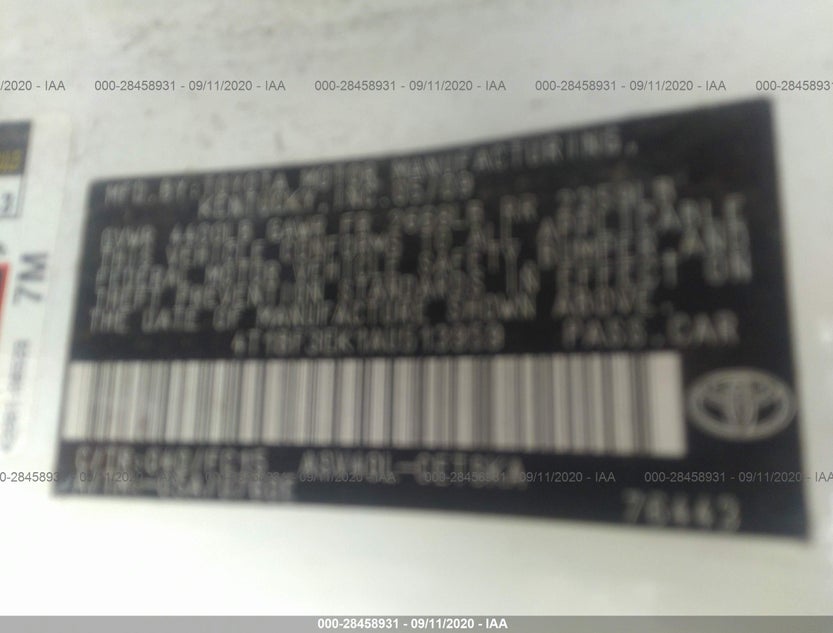 4T1BF3EK1AU513959