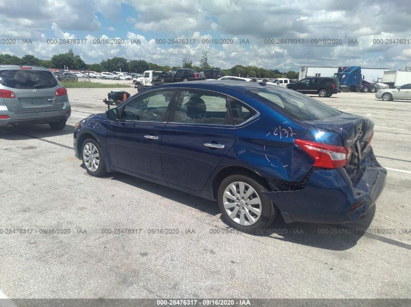 2017 Nissan Sentra Sv VIN: 3N1AB7AP6HL710587 Lot: 28476317