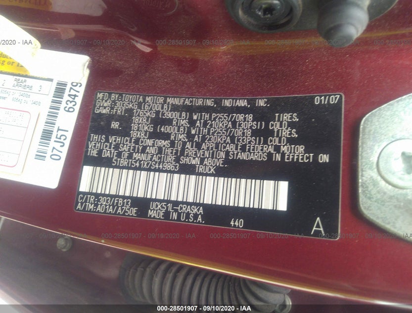 5TBRT541X7S449863