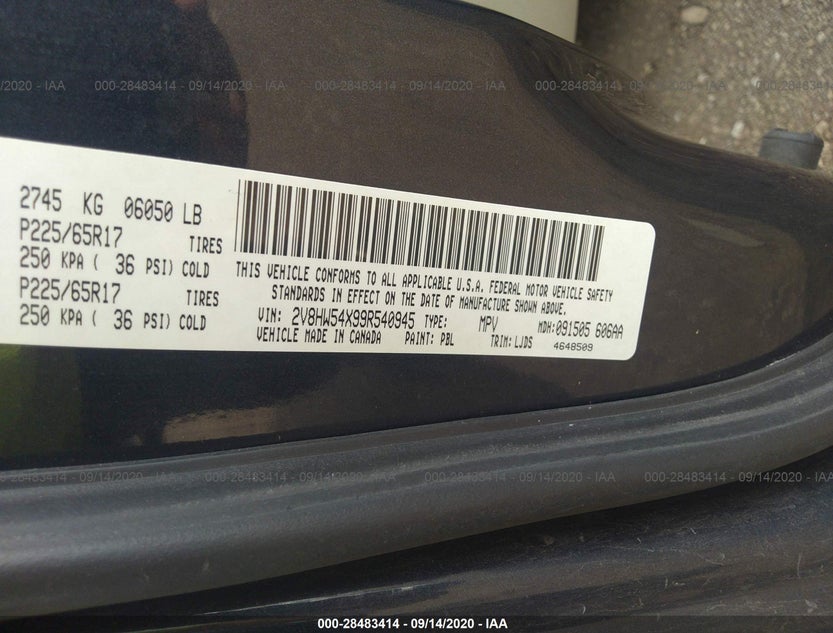 2V8HW54X99R540945