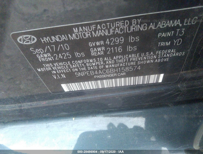 5NPEB4AC6BH158574
