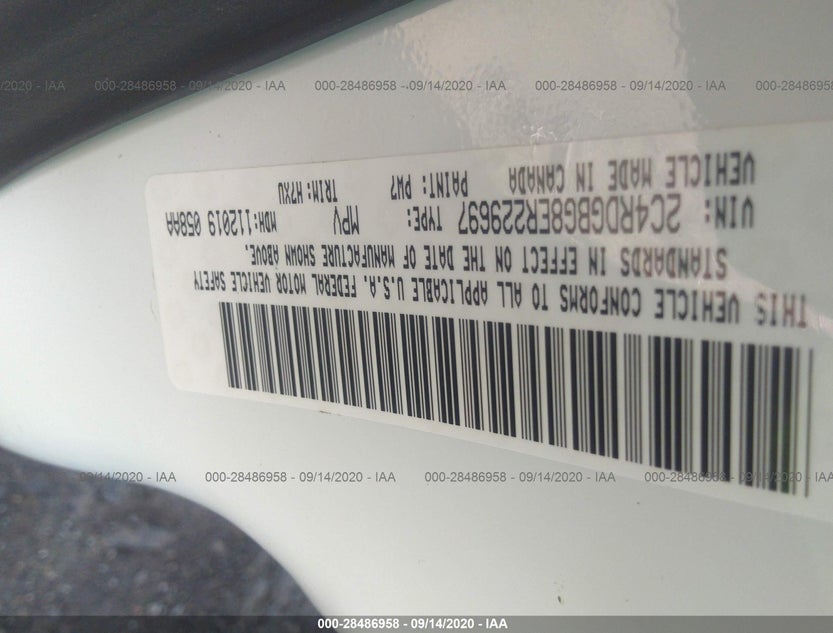 2C4RDGBG8ER229697