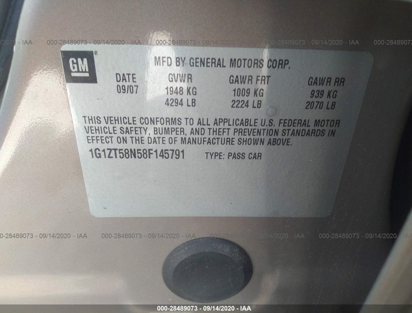 1G1ZT58N58F145791