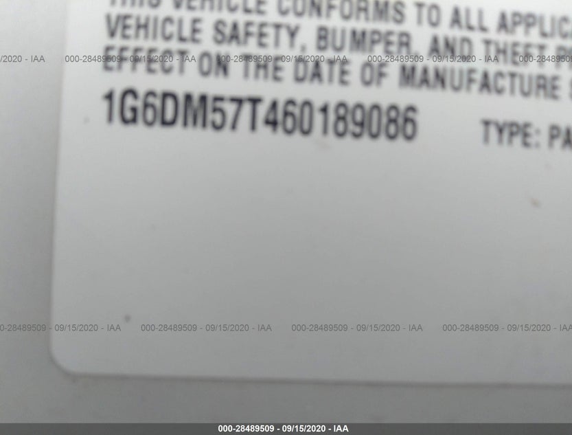 1G6DM57T460189086