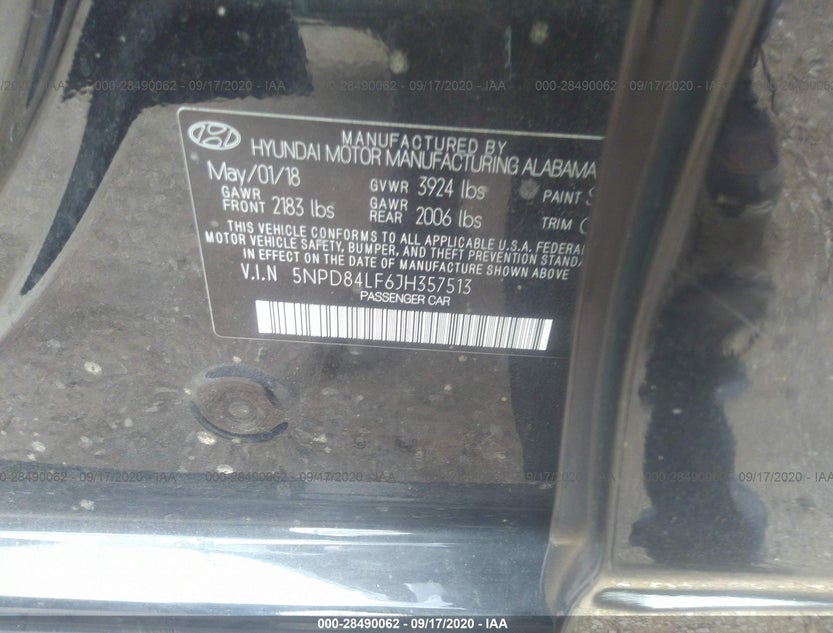 5NPD84LF6JH357513