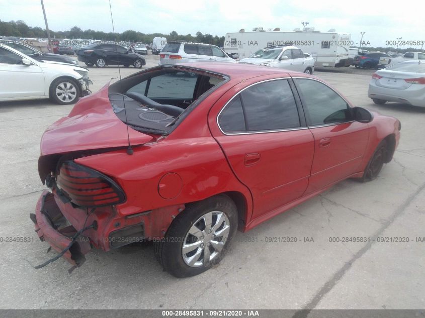 2003 Pontiac Grand Am Se VIN: 1G2NE52F23C201752 Lot: 28495831