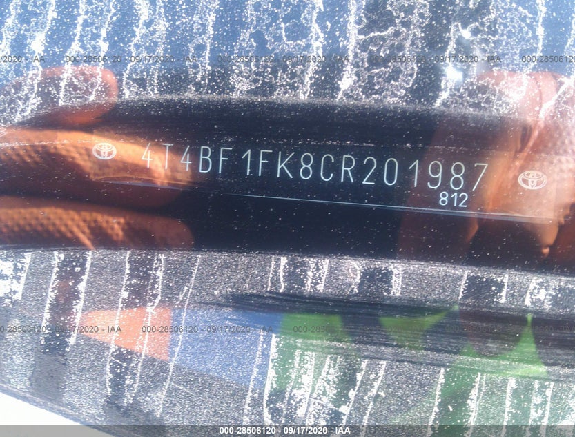 4T4BF1FK8CR201987