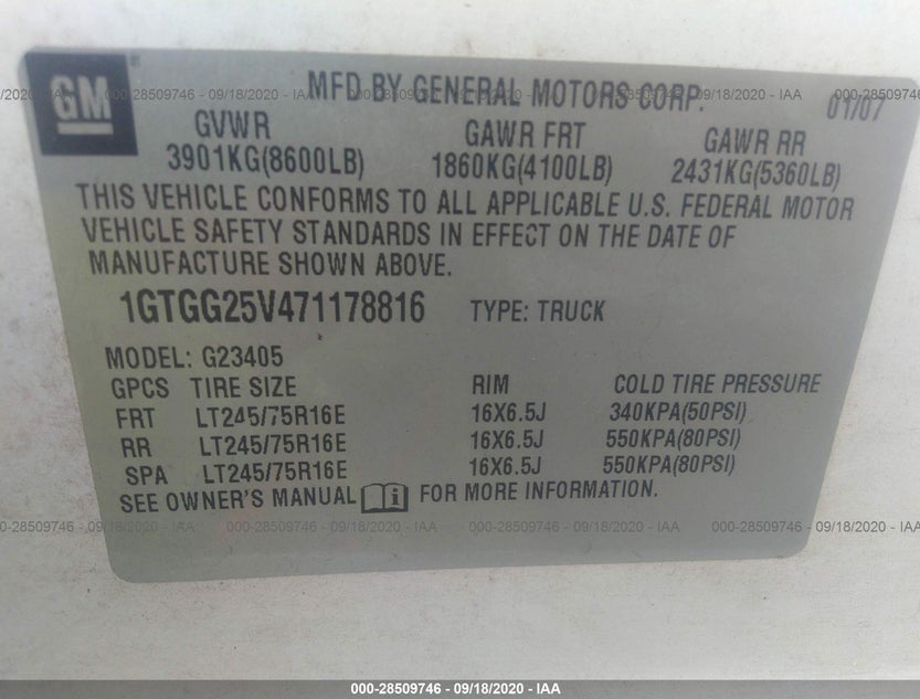 1GTGG25V471178816