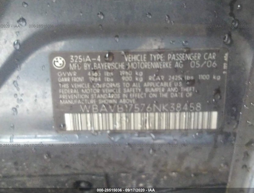 WBAVB17576NK38458