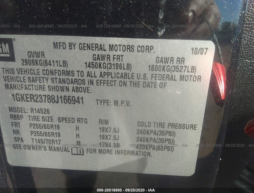 1GKER23788J166941
